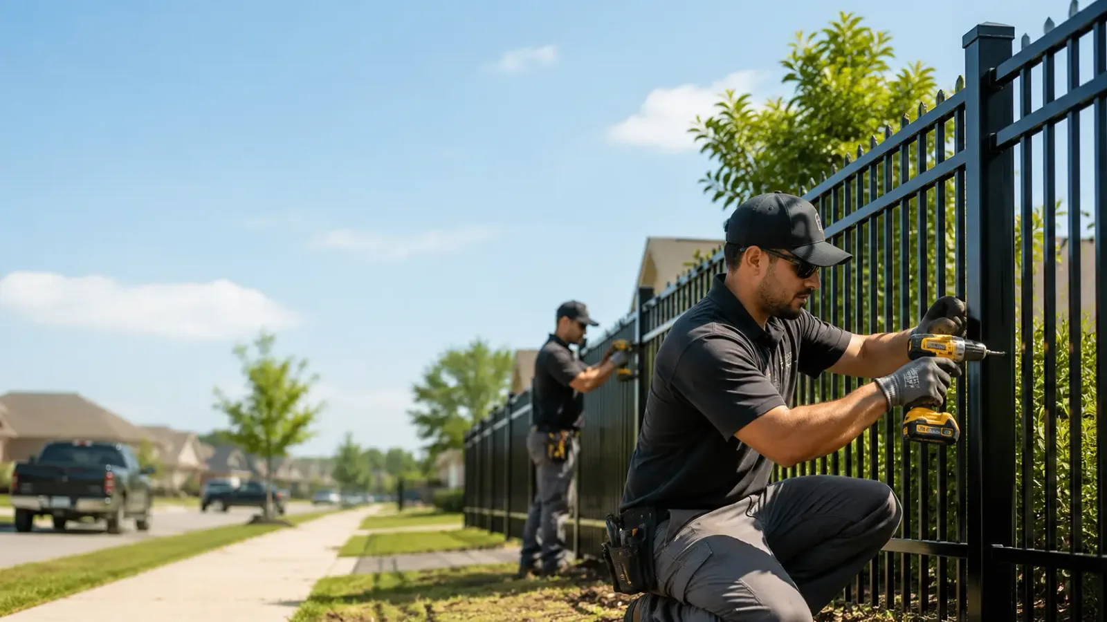 Metal Fence Installation in Coralville, IA
